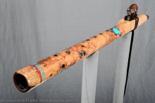 Black Oak Burl Native American Flute, Minor, Mid G-4, #K12F (6)